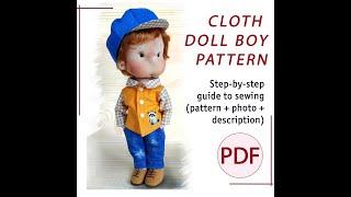 Cloth Boy doll pattern