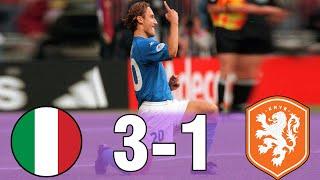 Italy 0-0 (3x1) Netherlands | Semifinals Euro 2000 - Highlights & Goals