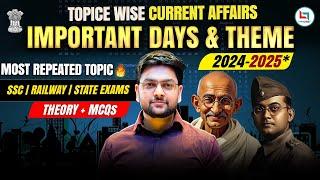 Important Days and Themes 2025  RRB NTPC Current Affairs | The #1 Current Affairs by Jeet Rana Sir