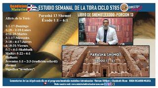 PARASHA 13 SHEMOT CICLO 5785 INTRODUCCION