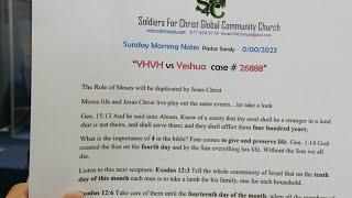 "YHVH vs Yeshua Case #26888" S4C Global Community Church ,Soldiers For Christ is going live!