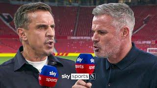 "What are you talking about?!" | Carra and Nev HEATED argument over Man United 