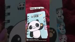 Panda mini diary