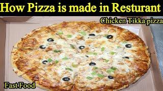 Best Chicken Tikka Pizza of Rawalpindi || Fast Food Pizza || Pizza Kingdom