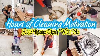 2023 MASSIVE CLEAN WITH ME MARATHON! OVER 2 HOURS OF EXTREME CLEAN DECLUTTER ORGANIZING MOTIVATION!