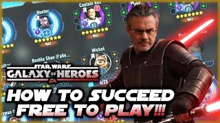 Ultimate Guide to Free to Play Success in Star Wars Galaxy of Heroes!