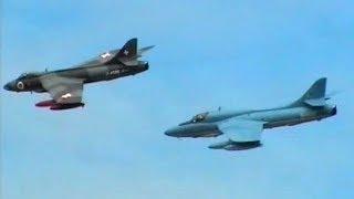 2x Hawker Hunter Mk.58 + T.Mk.68 - Hunter Flying Group Switzerland