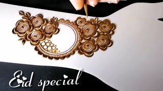 EID SPECIAL GULF STYLE HENNA DESIGN || EID HENNA DESIGN 2019.