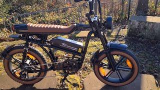 Super Retro EVERCROSS EK30 20 x 4 Zoll Fat Tires E-Bike 4K Video