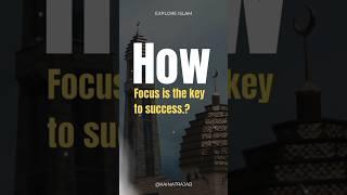 Focus is the key to success #focusandsuccess #youtubeshorts #shorts