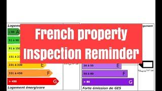 French real estate inspection reminder