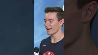 Brody Malone credits faith in God for helping overcome knee injury to win Olympic medal #olympics