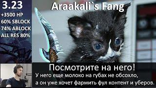 3.23. Аракали, финальный билд / Arakaali`s Fang . Билд для души. Дешево, дамажно, живём.