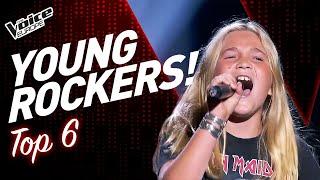 The best ROCK Blind Auditions of The Voice Kids ever! | TOP 6