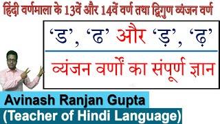 ड, ढ और ड़, ढ़ व्यंजन वर्णों का संपूर्ण ज्ञान | Hindi Alphabets Da Dha and ADA DHA