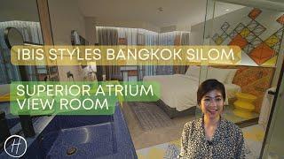 Ibis Styles Bangkok Silom Review - Superior Atrium View Room