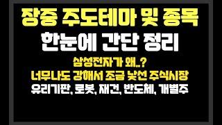 삼성전자가 왜..? 너무나도 강해서 조금 낯선 주식시장  /유리기판,로봇,반도체,바이오,전고체배터리 / 레인보우로보틱스,필옵틱스,클로봇,셀바스AI,휴림로봇,제주반도체,제이앤티씨