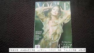 Vogue Magazine April 2025 No Talking ASMR