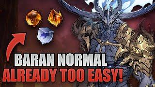 NORMAL MODE BARAN NO BLESSING FULL RUN | 700K WORKSHOP OF BRILLIANT LIGHT | SOLO LEVELING : ARISE