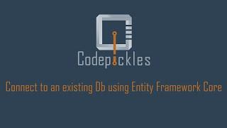 Connect to an existing Database using the .net Entity Framework Core