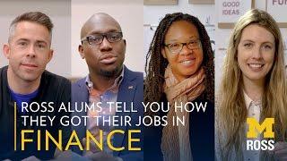 Ross Alums Tell You How They Got Their Jobs In Finance