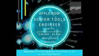 Senior Tools Engineer | Ginger Science, Innovation & Technology