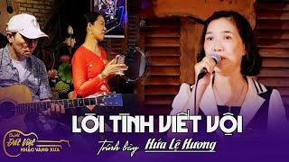 Chị Hứa Lệ Hương & Văn Song giao lưu tại Cafe Đất Việt - Lời Tình Viết Vội