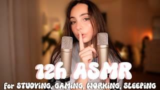 12h ASMR Intense wet Inaudible Whispering  for studying, gaming, sleeping & working