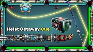 8 ball pool New Heist Getaway Cue  Bismuth Cue Level Max