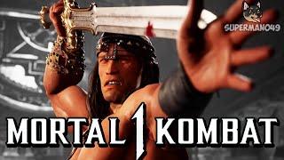 PLAYING WITH CONAN THE BARBARIAN! - Mortal Kombat 1: "Conan" Gameplay
