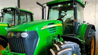 Viendo un John Deere 7920 con Fran