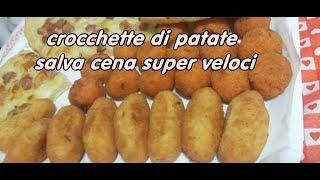 crocchette di patate salva cena super veloci || kamipucca||