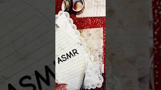 *ASMR* Vintage scrapbooking - plants.  #asmr #journal #scrapbooking #relax #shorts  #journaling