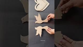 DIY Cardboard Photo Frame |#youtubeshorts #viralshort #diy #photoframe #handmade  #homedecor #craft