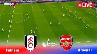 LIVE : FULHAM vs ARSENAL | English - Premier League 2024 | Full Match | PES Game Simulation