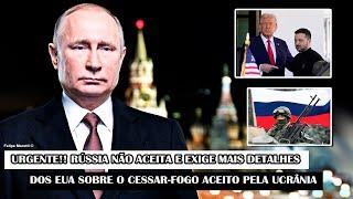 URGENT!! Russia does not accept and DEMANDS more details from the US about the CEASE-FIRE accepte...