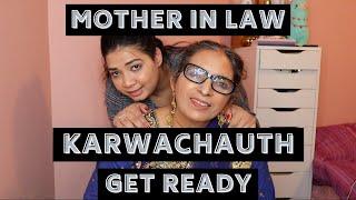 karwa chauth look 2020 (mother in law get ready)