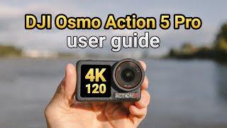 DJI Osmo Action 5 Pro for beginners - STEP BY STEP guide