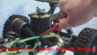 RC Nitro Motor - Fehler, Ursache, Abhilfe