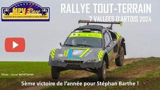 Rallye TT des 7 Vallées d'Artois 2024 : 5ème victoire de l’année pour Stéphan Barthe !