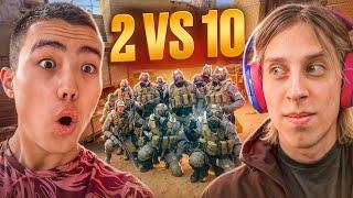  2 ЧИТЕРА vs 10 ИГРОКОВ в CS2! ft. @oblome