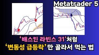 [메타트레이더5]골라먹는 아이스크림처럼 '변동성 급등락' 만 찾아 먹는 법