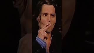 Johnny Depp with a cigarette