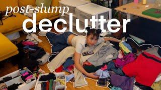 closet clean out (and getting out of a slump)