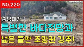 (매물번호220번)특별한 바다전망과 넓은 들판조망권 강추!(일등부동산티비)