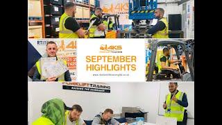 4KS Forklift Training Birmingham September Highlights