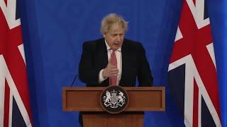 Boris Johnson: Vladimir Putin's move on eastern Ukraine breaks international law