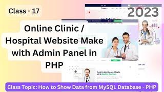 Online Doctor Appointment Management System in PHP | Code Camp BD | #Class17 #php_project #website
