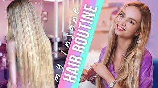 My Long Hair Routine (you should NOT do this)