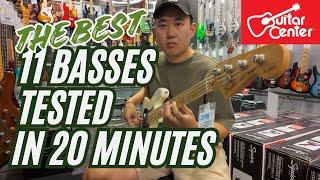 Trying 11 Different Basses at Guitar Center – Fender, Sire, Sadowsky & More! Bass Review